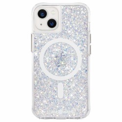 Husa Case Mate MagSafe Twinkle stardust Apple iPhone 13, transparent/spatial Husa Case Mate MagSafe Twinkle stardust Apple iPhone 13, transparent/spatial